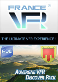 VFR Discover Pack Auvergne pour P3D