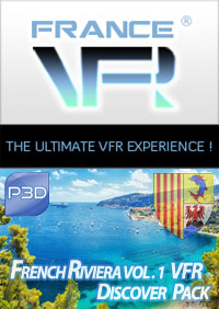 VFR Discover Pack Provence Alpes Cote d'Azur Vol.1 (Est) pour P3D