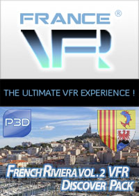 VFR Discover Pack Provence Alpes Cote d'Azur Vol.2 (Ouest) pour P3D