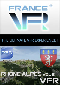 Rhone-Alpes VFR Vol.2 (sud) pour P3D